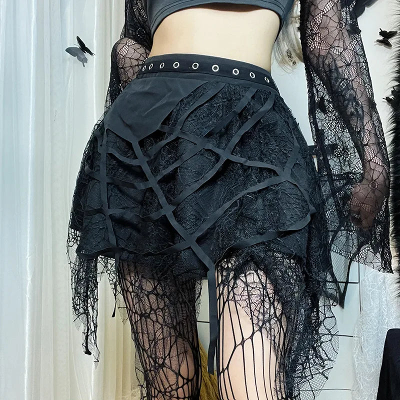 Rebel Pleat Mini Skirt
