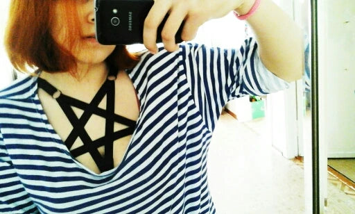 Black Pentagram Body Harness
