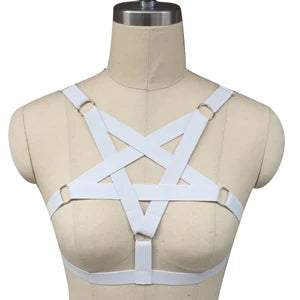 Black Pentagram Body Harness
