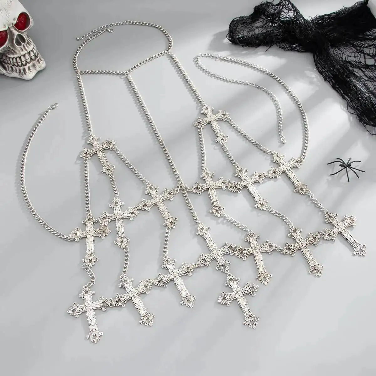 Sacred Cross Harness Bralette