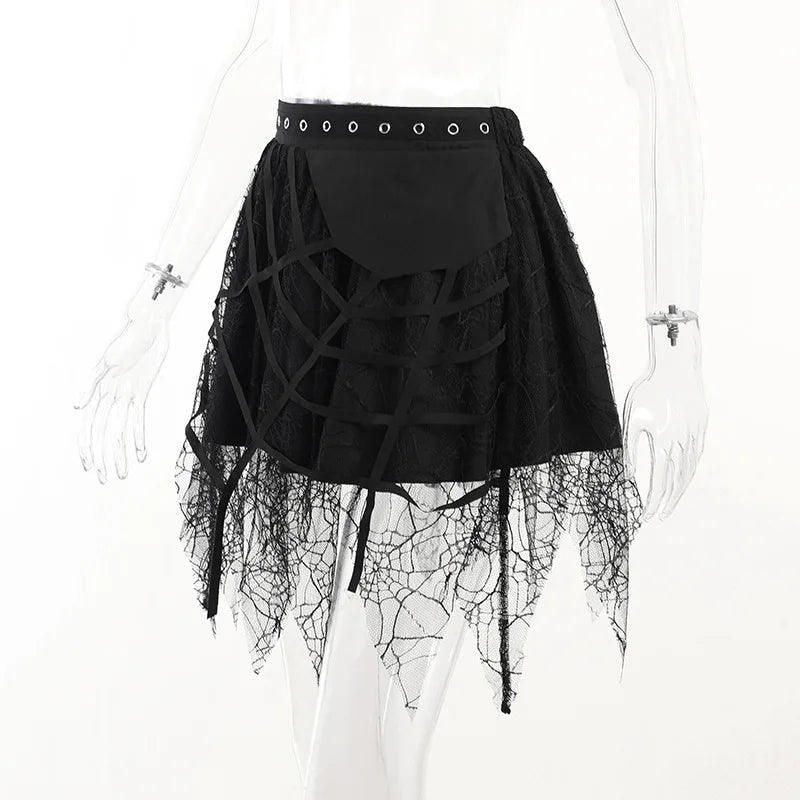 Rebel Pleat Mini Skirt
