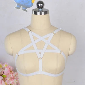 Black Pentagram Body Harness