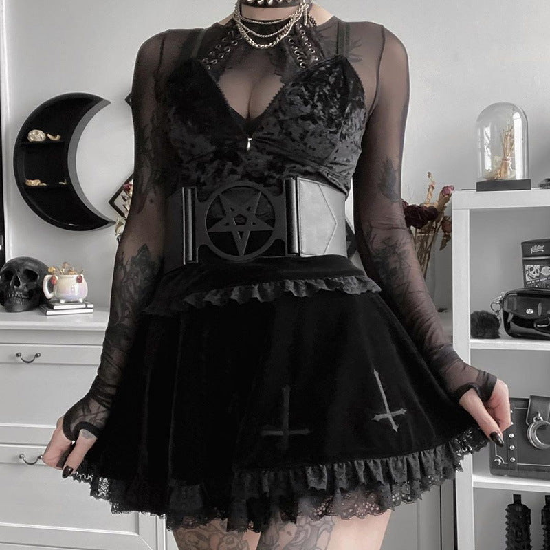 Nocturne Velvet Skirt