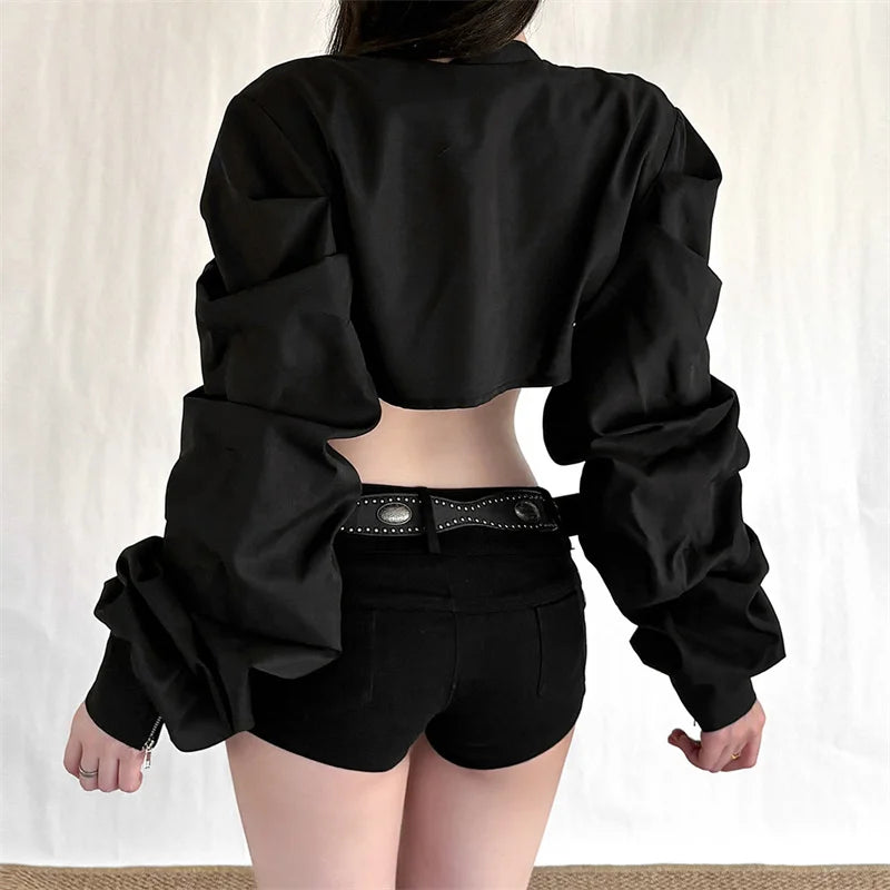 Noir Cropped Shrug