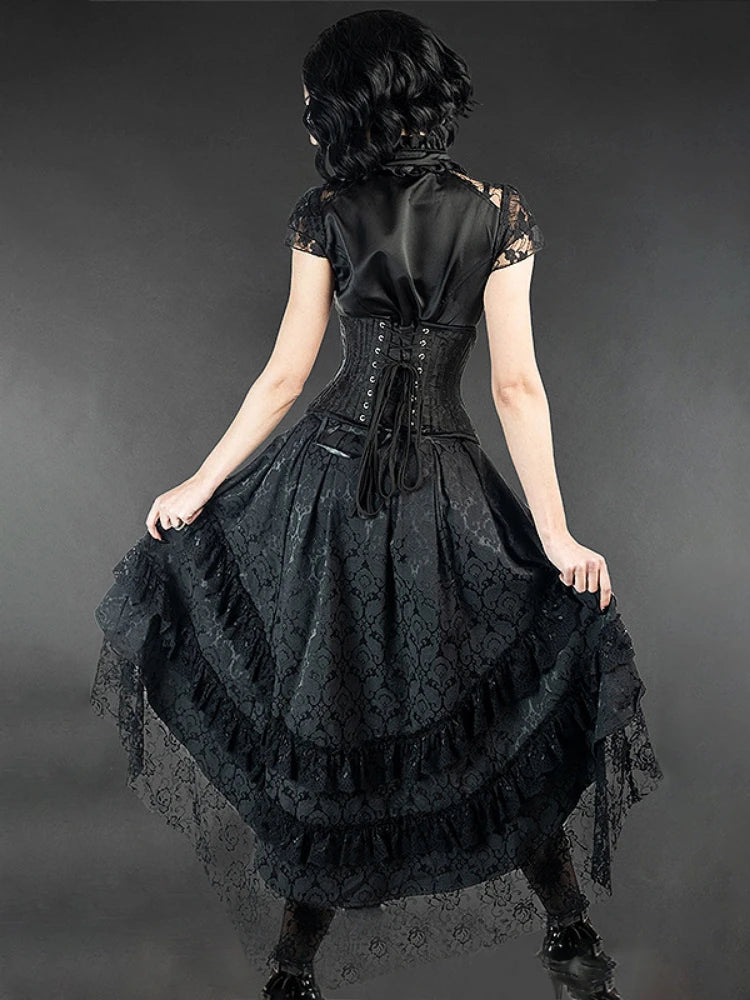 Night Garden Midi Skirt