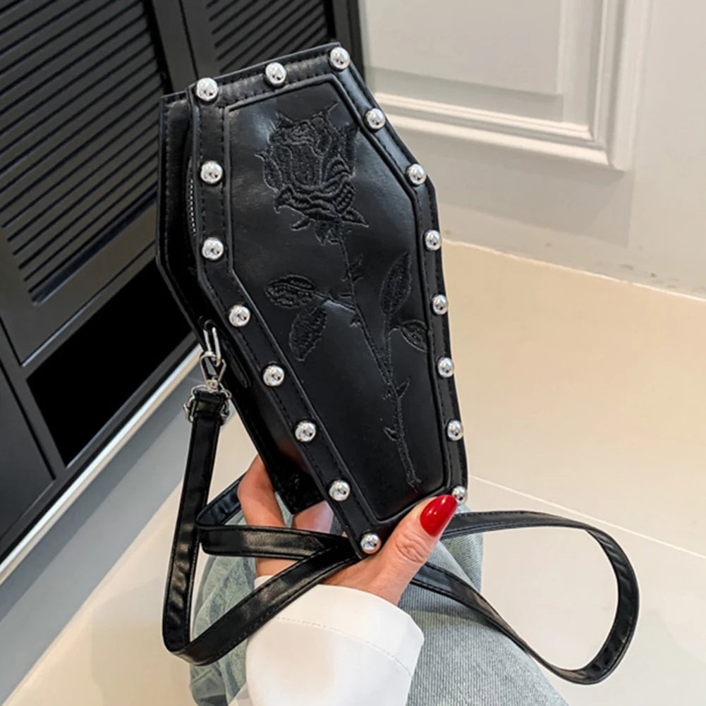 Crypt Cross Coffin Shoulder Bag