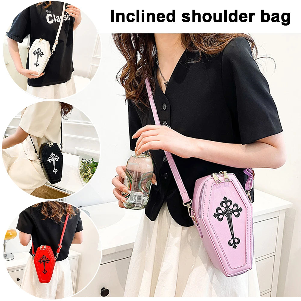 Crypt Cross Coffin Shoulder Bag