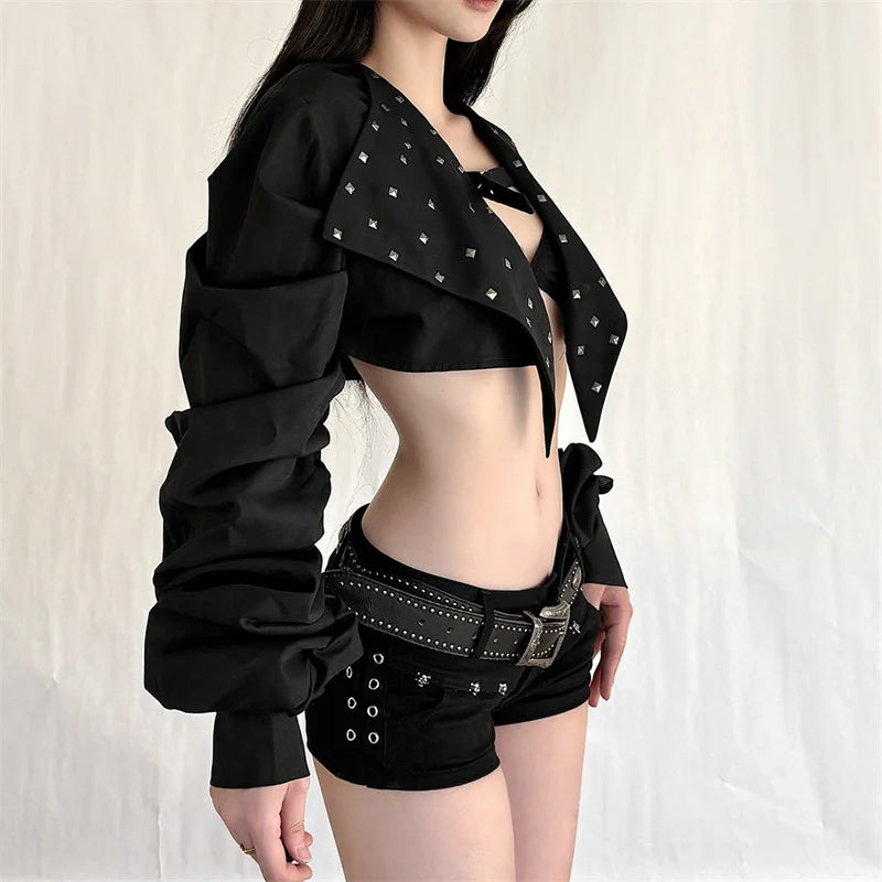 Noir Cropped Shrug
