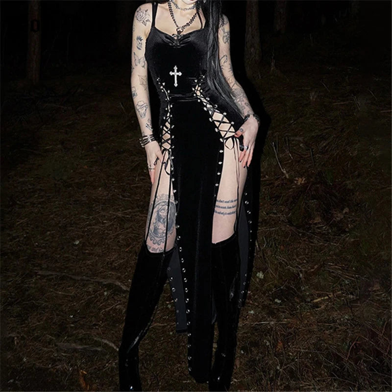 After Dark Velvet Dress