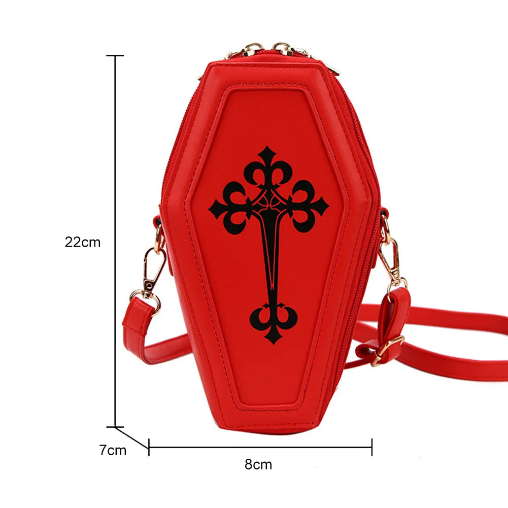 Crypt Cross Coffin Shoulder Bag