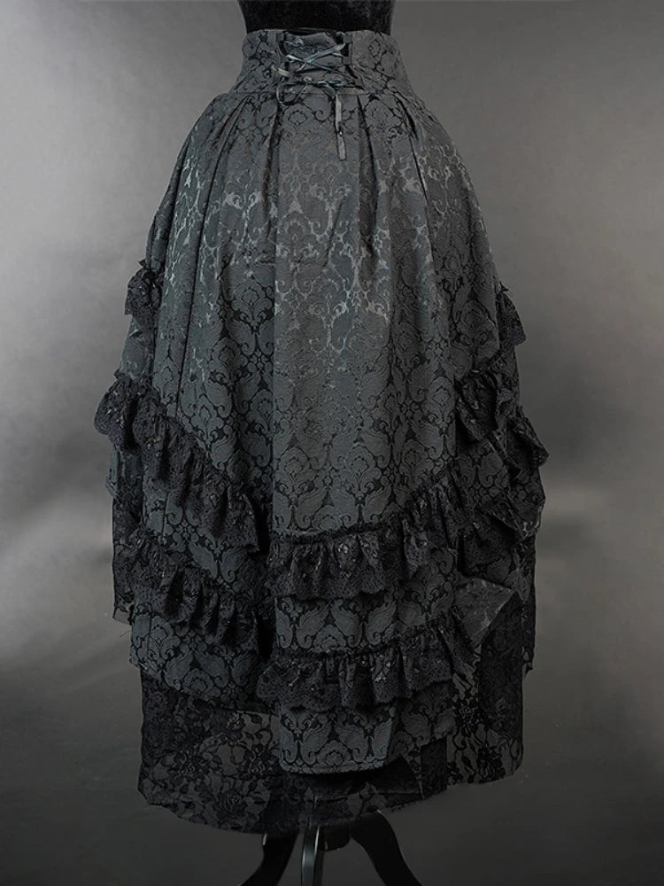 Night Garden Midi Skirt