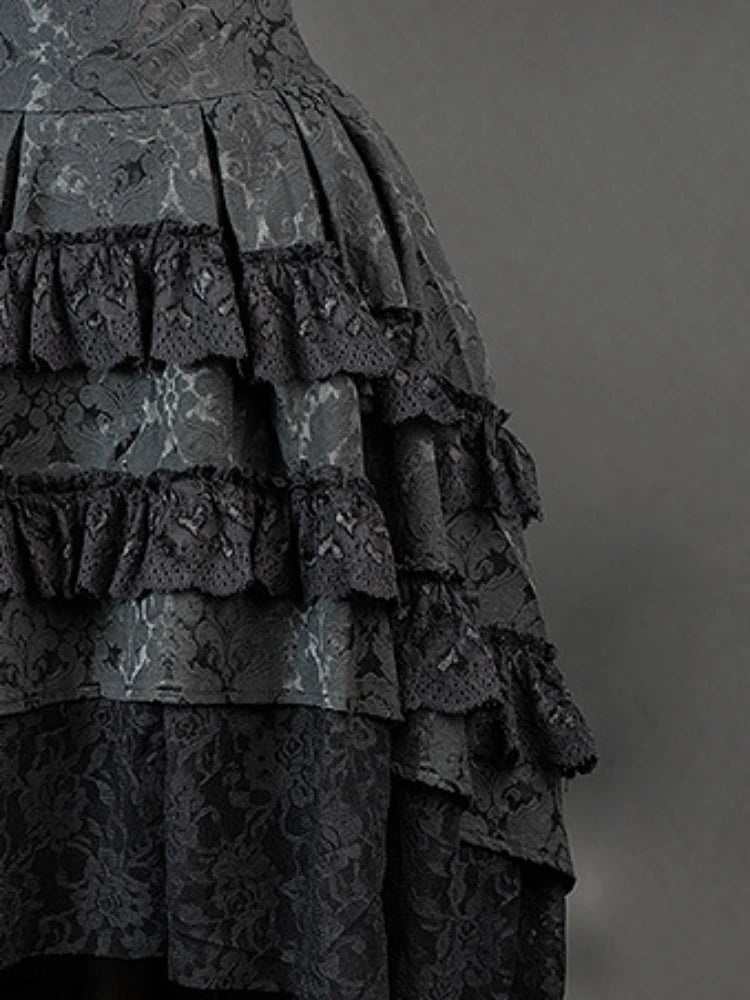 Night Garden Midi Skirt